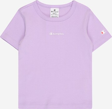 Champion Authentic Athletic Apparel Shirt in Lila: voorkant