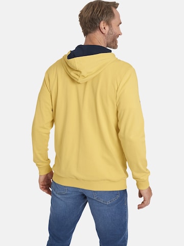 Jan Vanderstorm Zip-Up Hoodie ' Roderich ' in Yellow