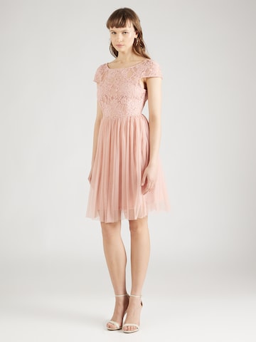 VILA Koktejlové šaty 'ULRICANA' – pink: přední strana