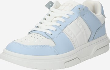 Sneaker low de la Tommy Jeans pe albastru: față