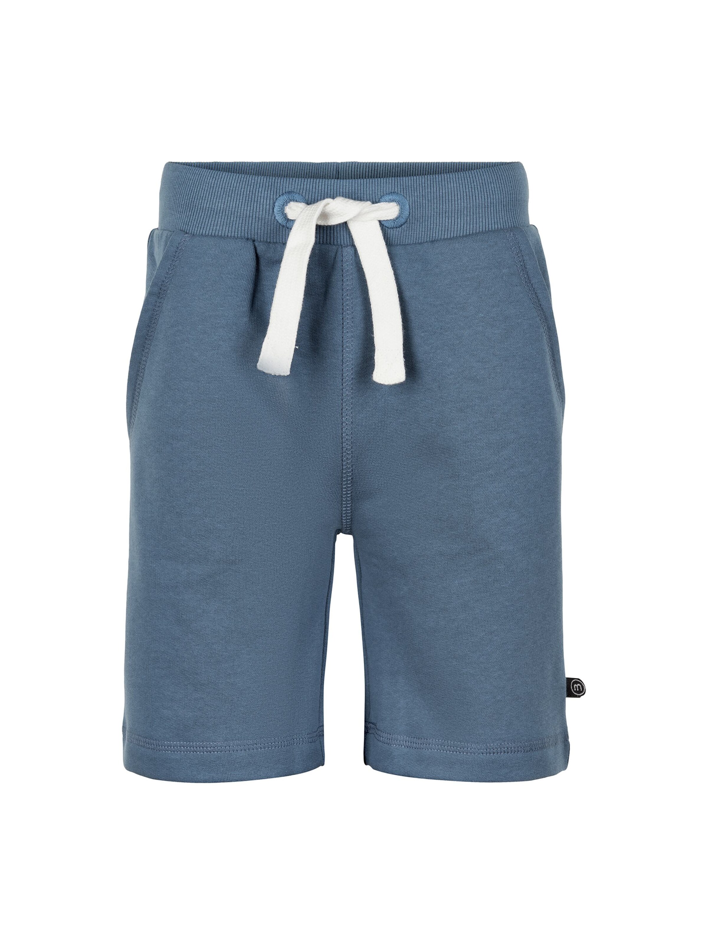 MINYMO Regular Broek ' MIBasic 53 -Sweat short (2-pack) ' in Blauw