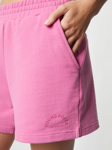 Young Poets Regular Trousers 'Cleo' in Pink