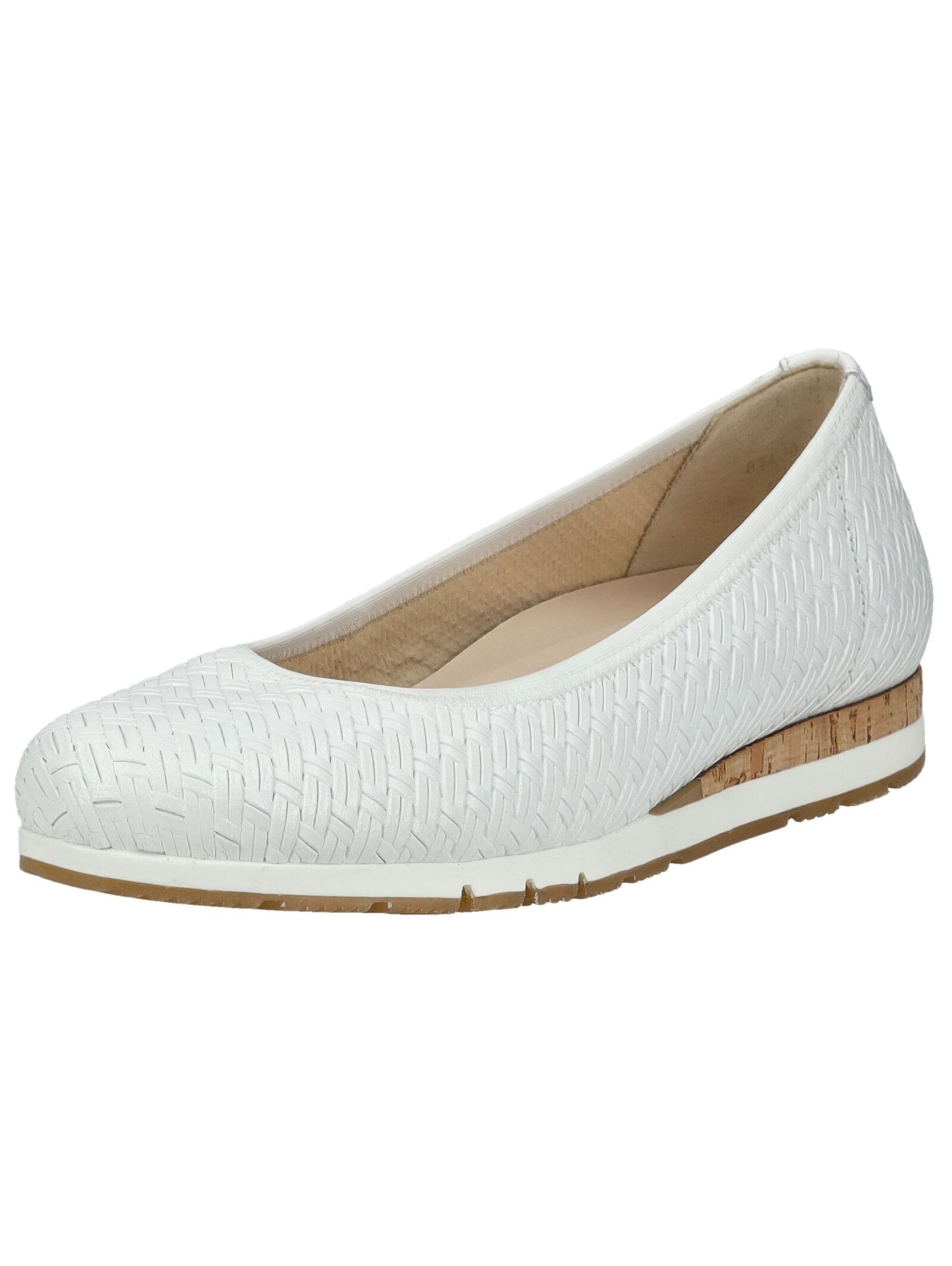 Ballerina di GABOR in bianco: frontale