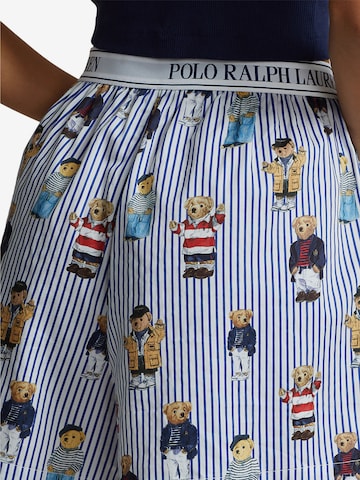Polo Ralph Lauren Pyjamahose ' Boxer - Iconic Bear ' in Blau
