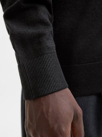 Geacă tricotată de la JACK & JONES pe negru