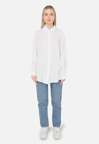 FRESHLIONS Regular fit Blouse 'Honari' in White
