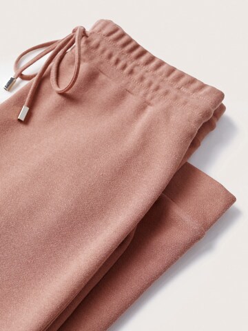 MANGO Zúžený Kalhoty – pink