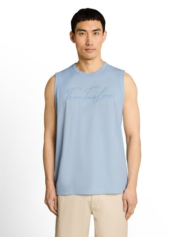 TOM TAILOR Shirt in Blue: front