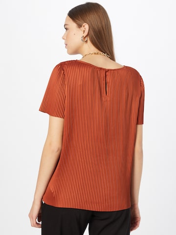 KnowledgeCotton Apparel Blouse 'ROSA' in Oranje