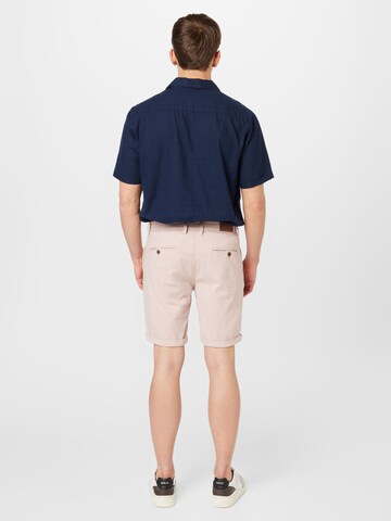 JACK & JONES - regular Pantalón chino 'Fury' en rosa