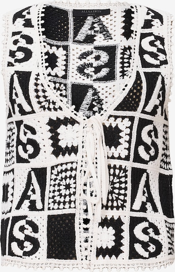 AllSaints Cardigan 'FLORENCE' en noir / blanc, Vue avec produit