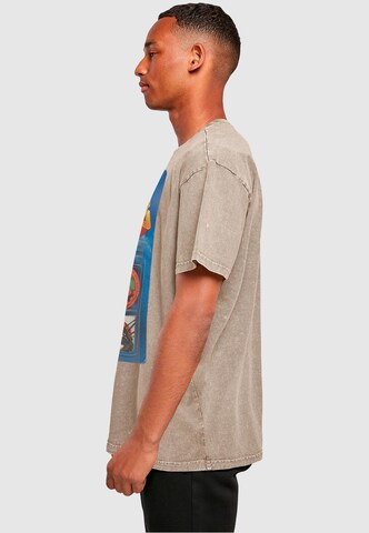 ABSOLUTE CULT Shirt 'Deadpool - Secret Wars Action Figure' in Beige