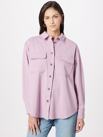 ICHI Blouse in Purple: front