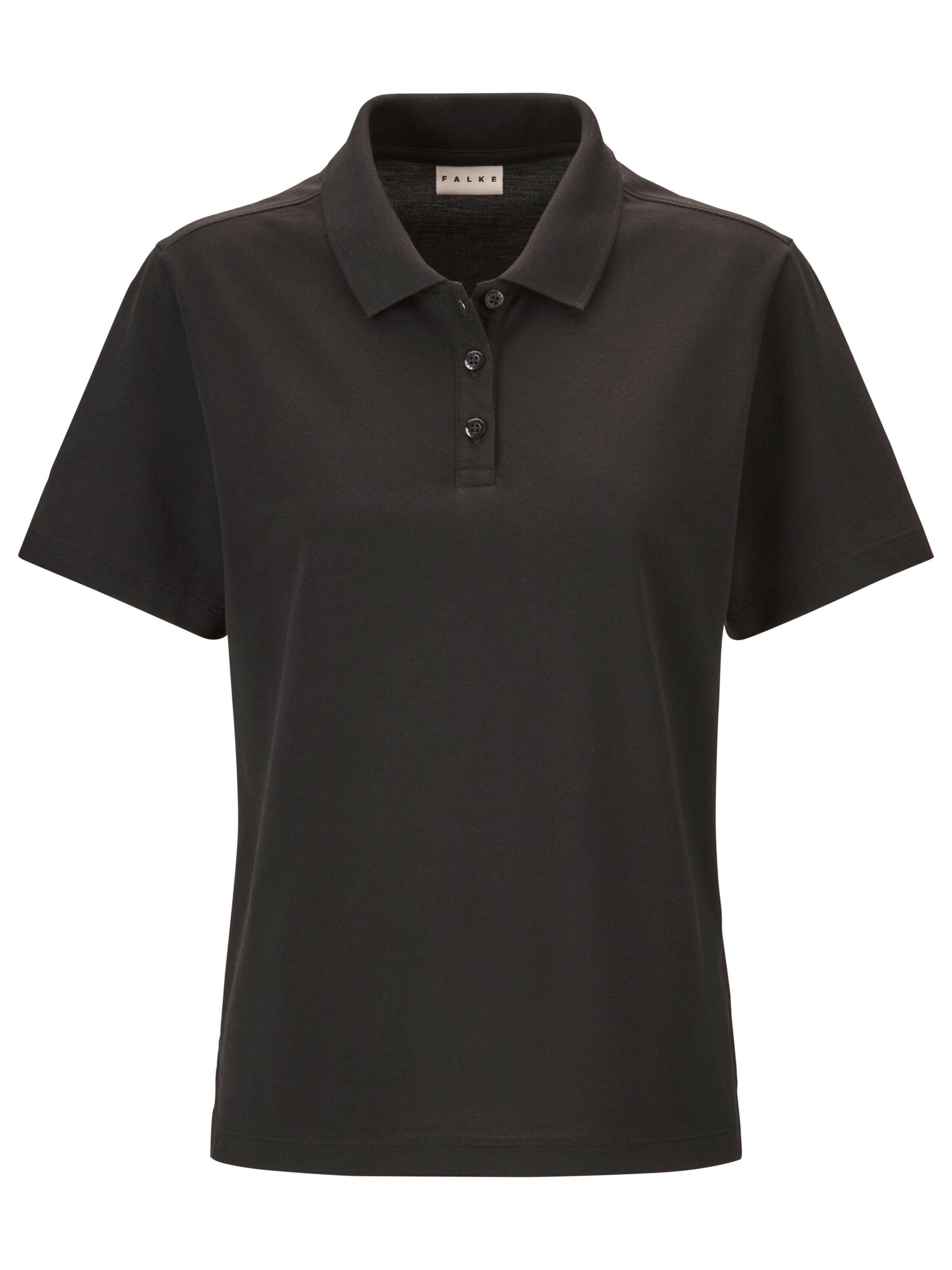 FALKE Shirt 'Essential Boxy'‌‌‌‌‌‌‌‌ in Schwarz: Vorderseite