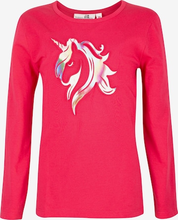 rožinė happy girls Marškinėliai: priekis