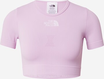 THE NORTH FACE Sportshirt in Lila: predná strana