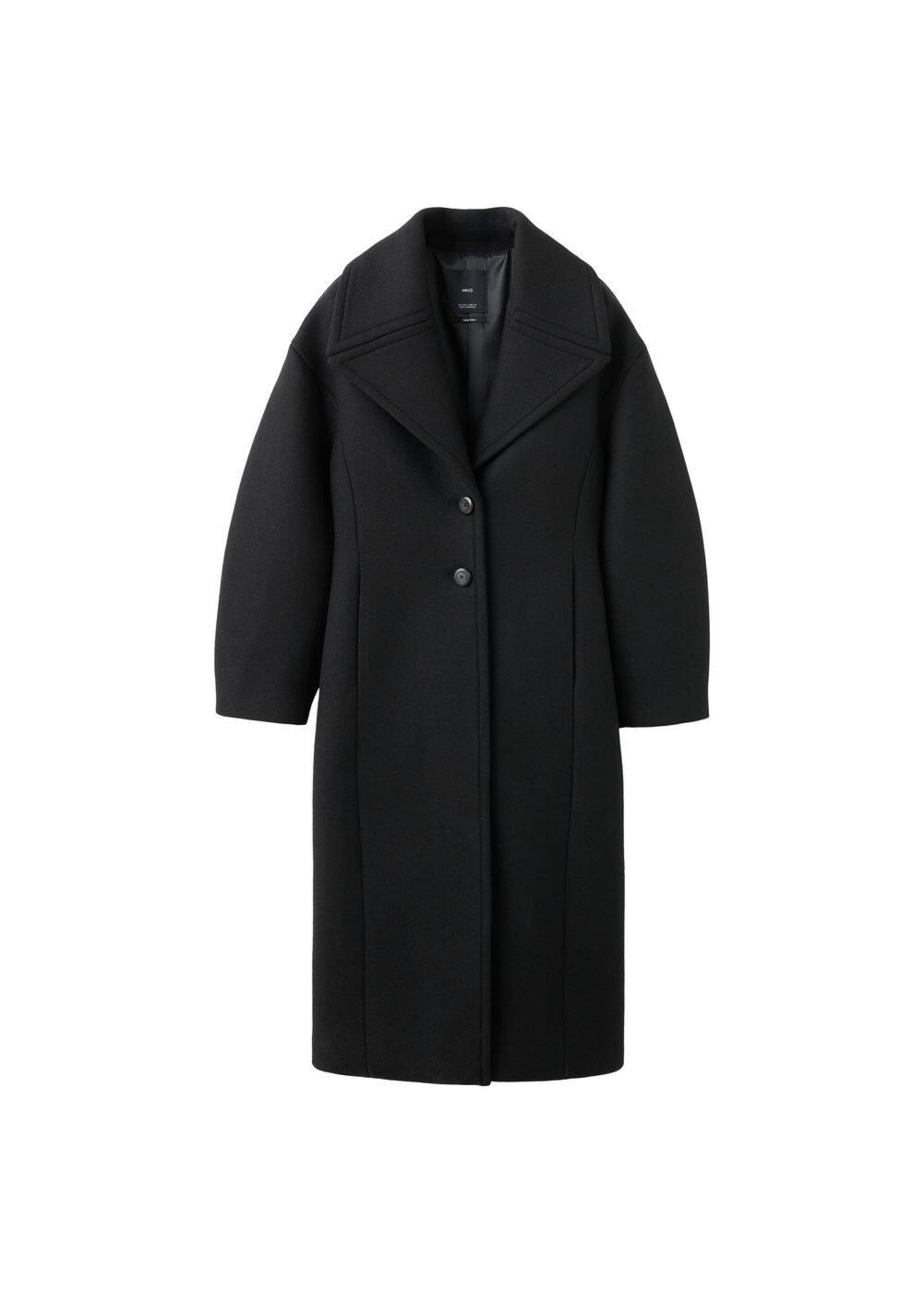 MANGO Mantel 'Nohi' in schwarz, Produktansicht