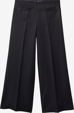MANGO Pleated Pants 'Smart' in Black: front