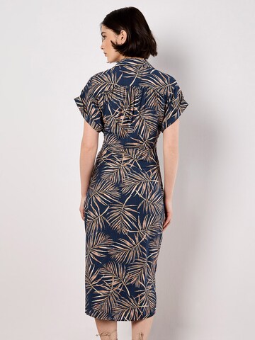 Apricot Jurk in Blauw
