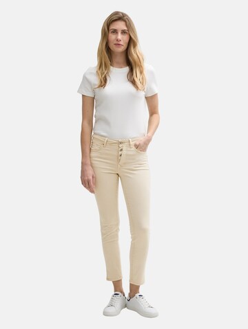 TOM TAILOR Skinny Jeans 'ALEXA' in Beige