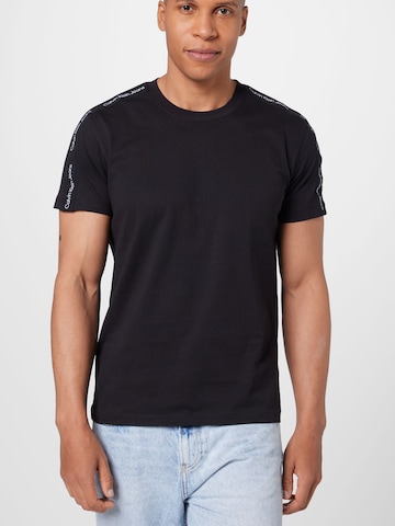 Calvin Klein Jeans Shirt in Zwart: voorkant