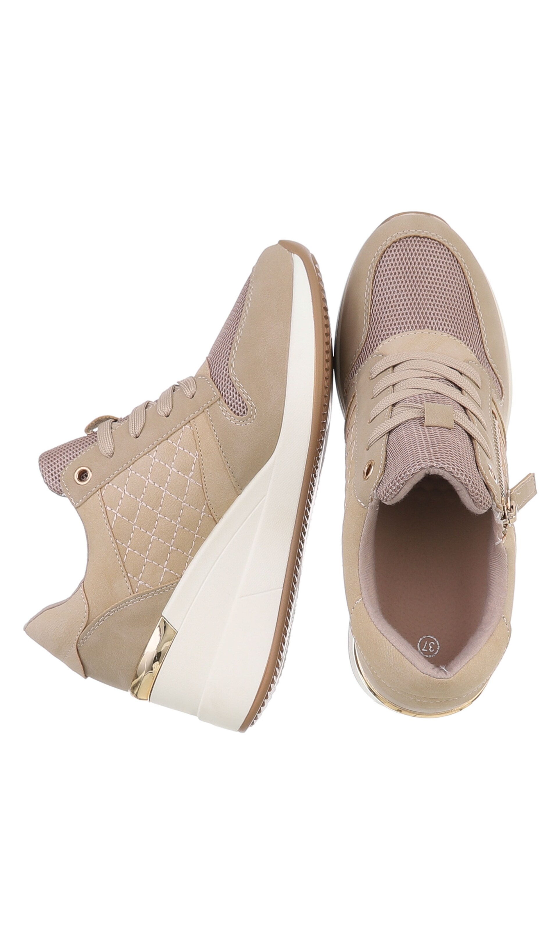 Ital-Design Sneaker in Beige