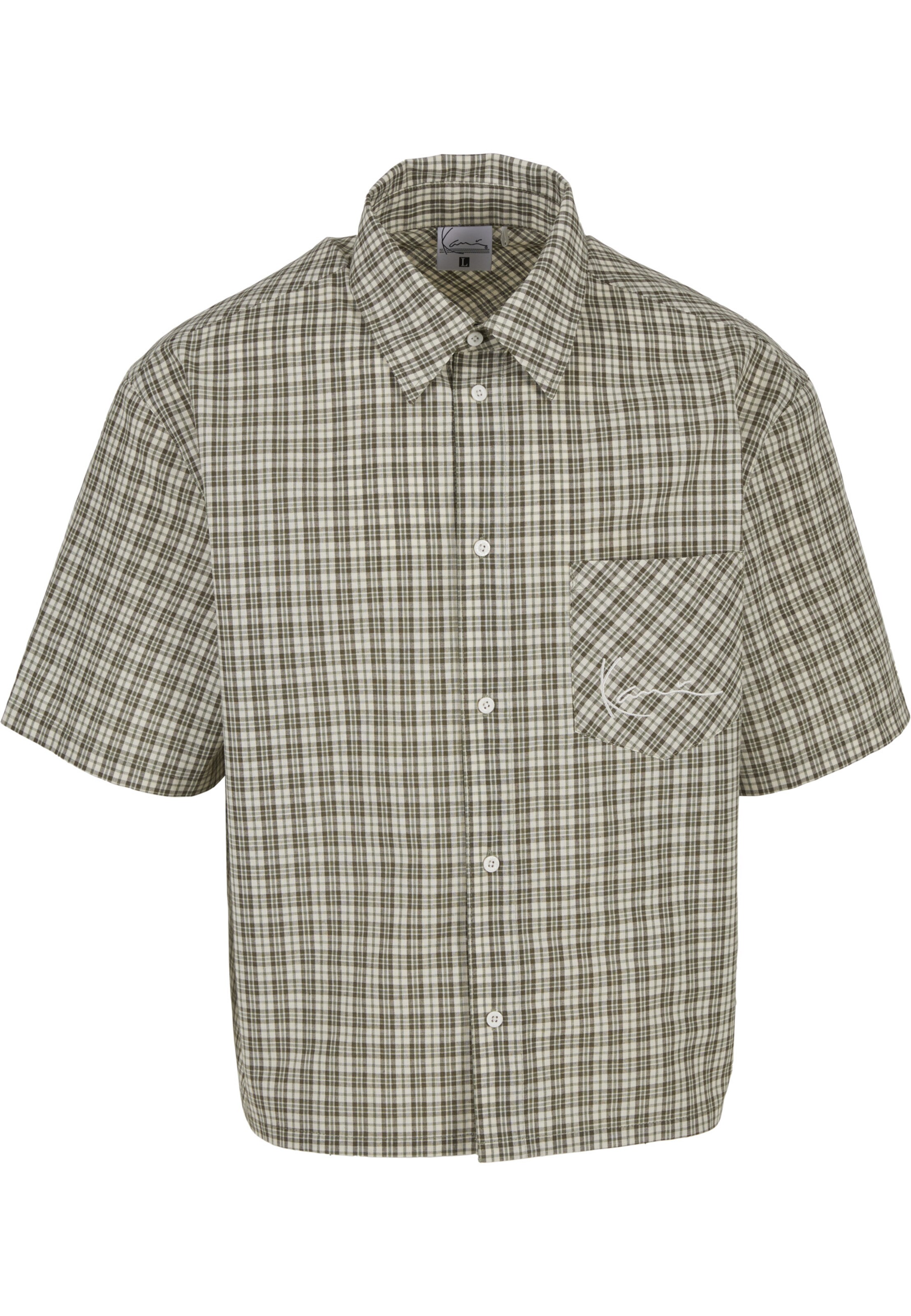 Coupe regular Chemise Karl Kani en vert : devant