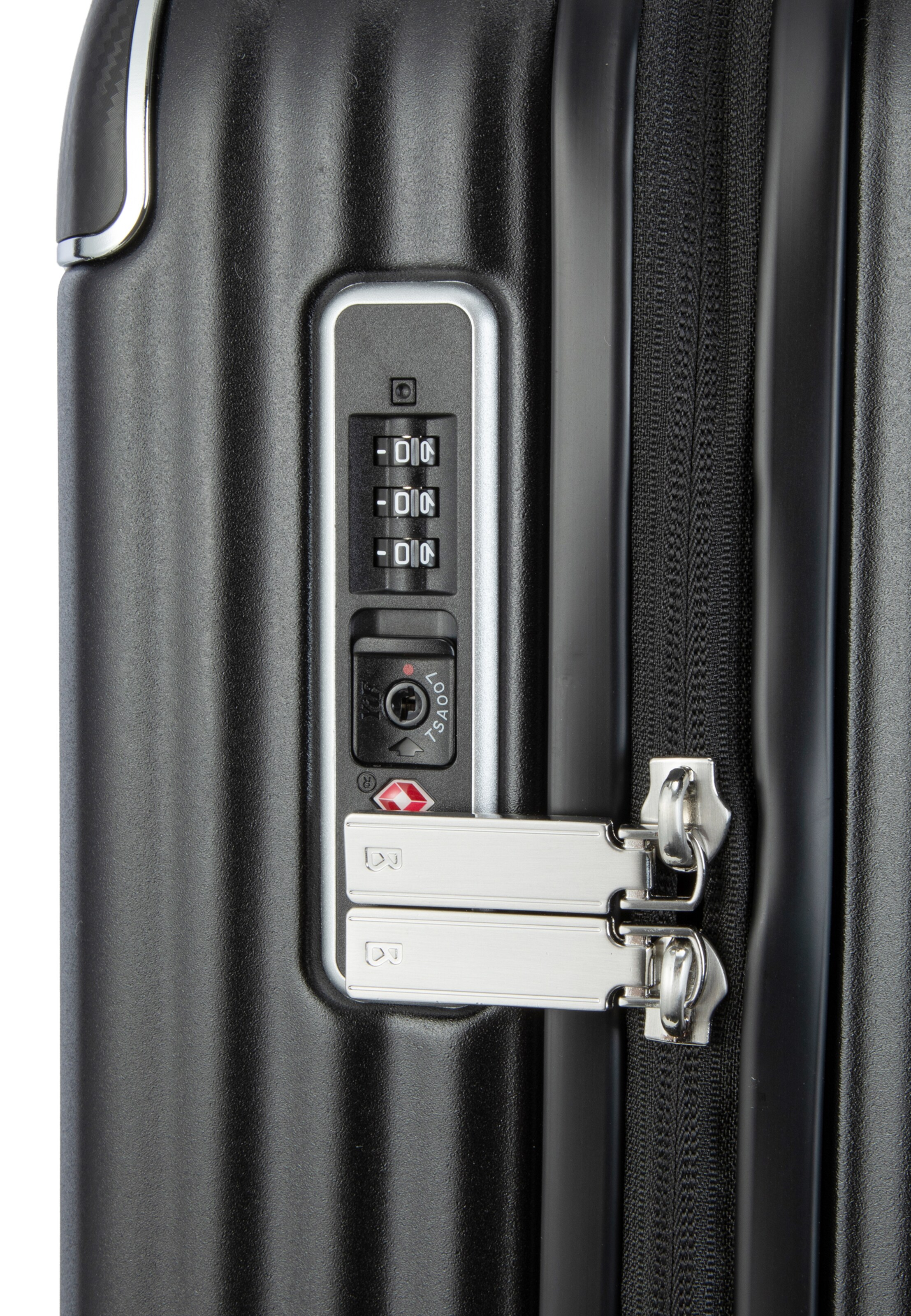 BOGNER Trolley 'Piz Deluxe' in Zwart