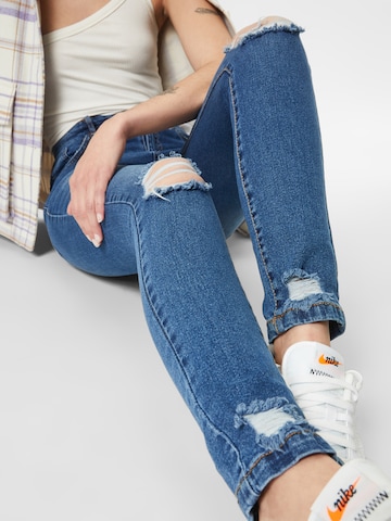 Denim Project Skinny Jeans 'EMMA' in Blau