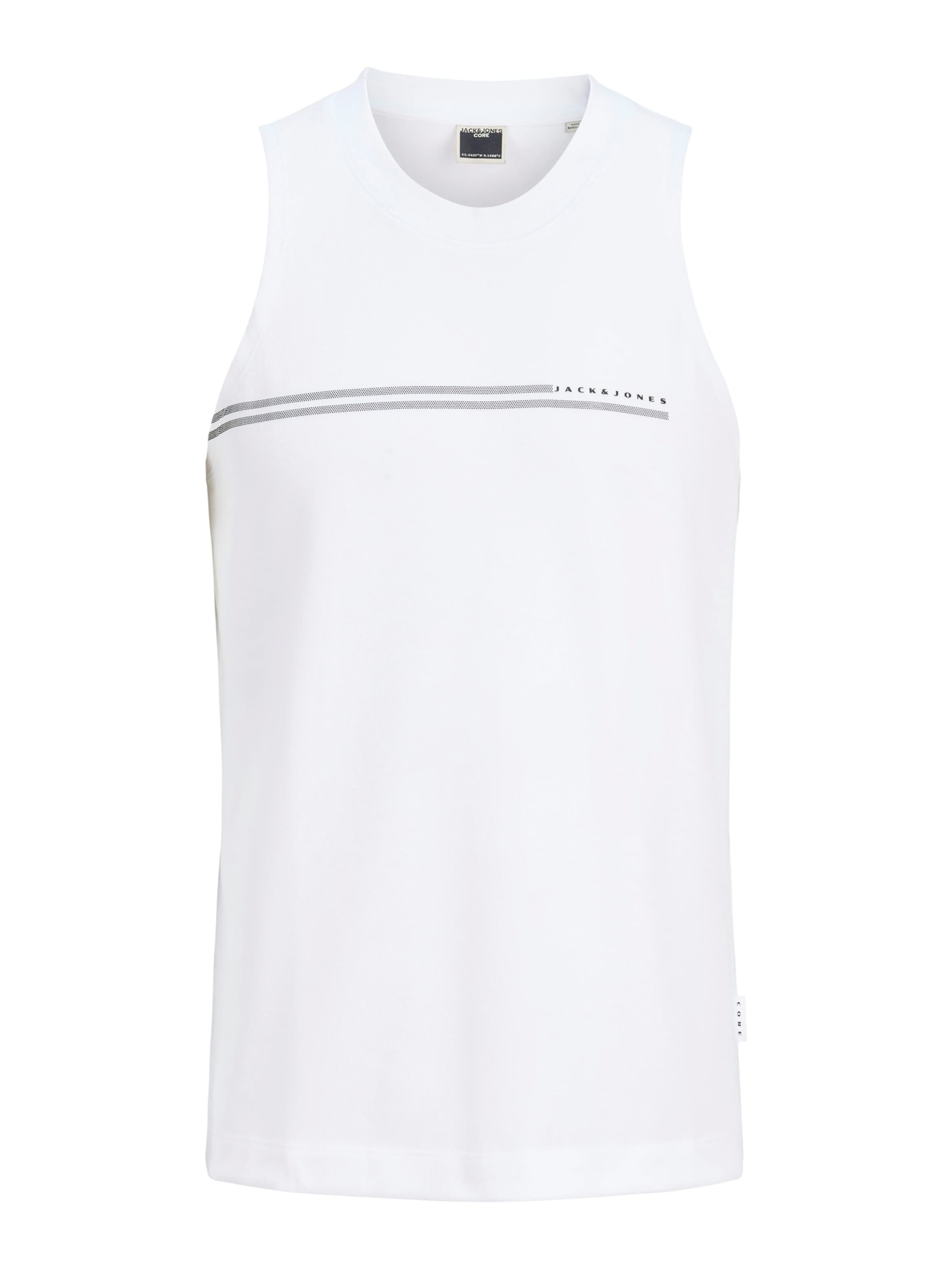 JACK & JONES Shirt 'JCOFUSION' in Wit: voorkant