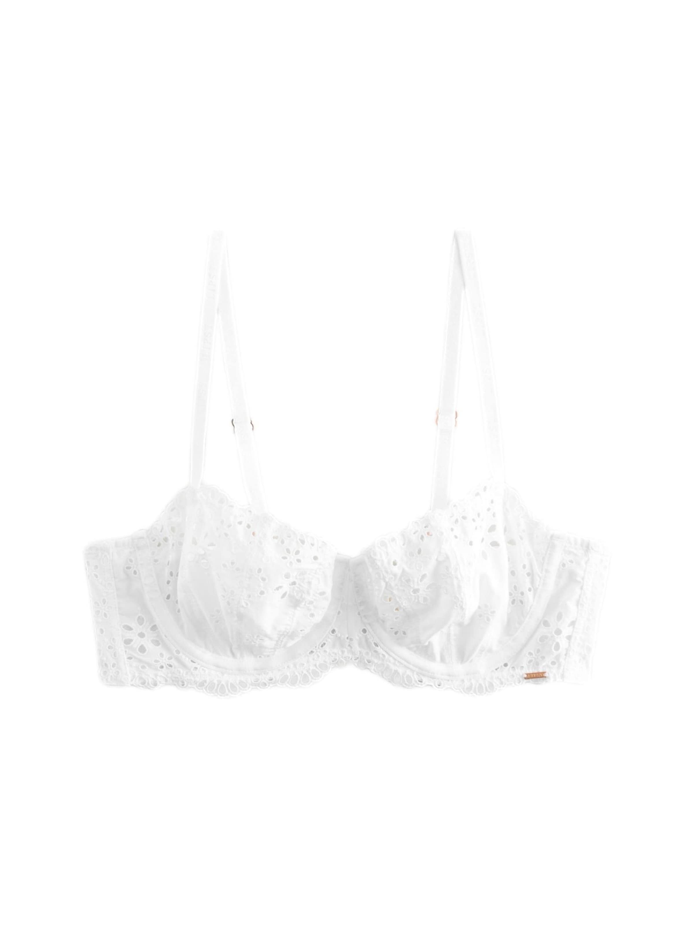 Lipsy - Balconet Sujetador en blanco: frente