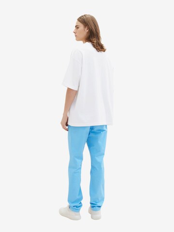 Coupe slim Pantalon chino TOM TAILOR DENIM en bleu