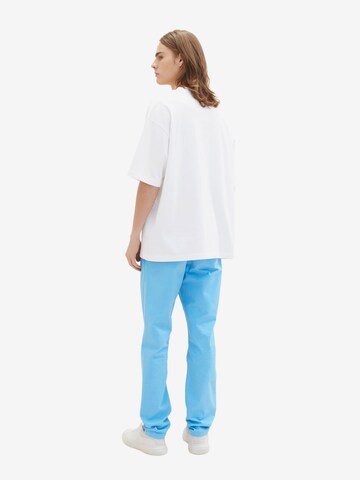 TOM TAILOR DENIM Slimfit Chino in Blauw