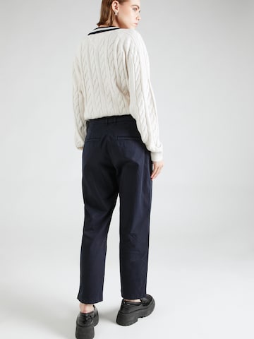 TOMMY HILFIGER Ohlapna forma Chino hlače | modra barva