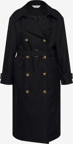 Studio Untold Between-Seasons Coat in Black: front