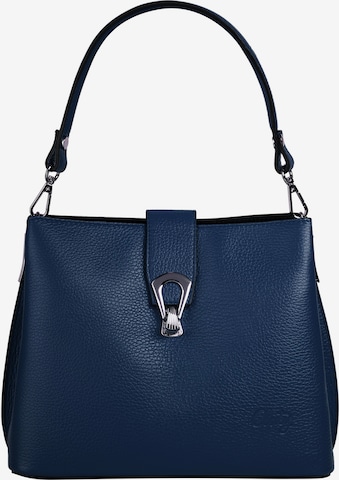 Cluty Crossbody Bag in Blue: front