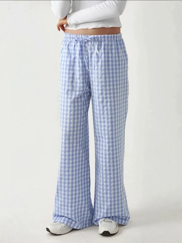 Hiccup - Perna larga Calças em azul: frente