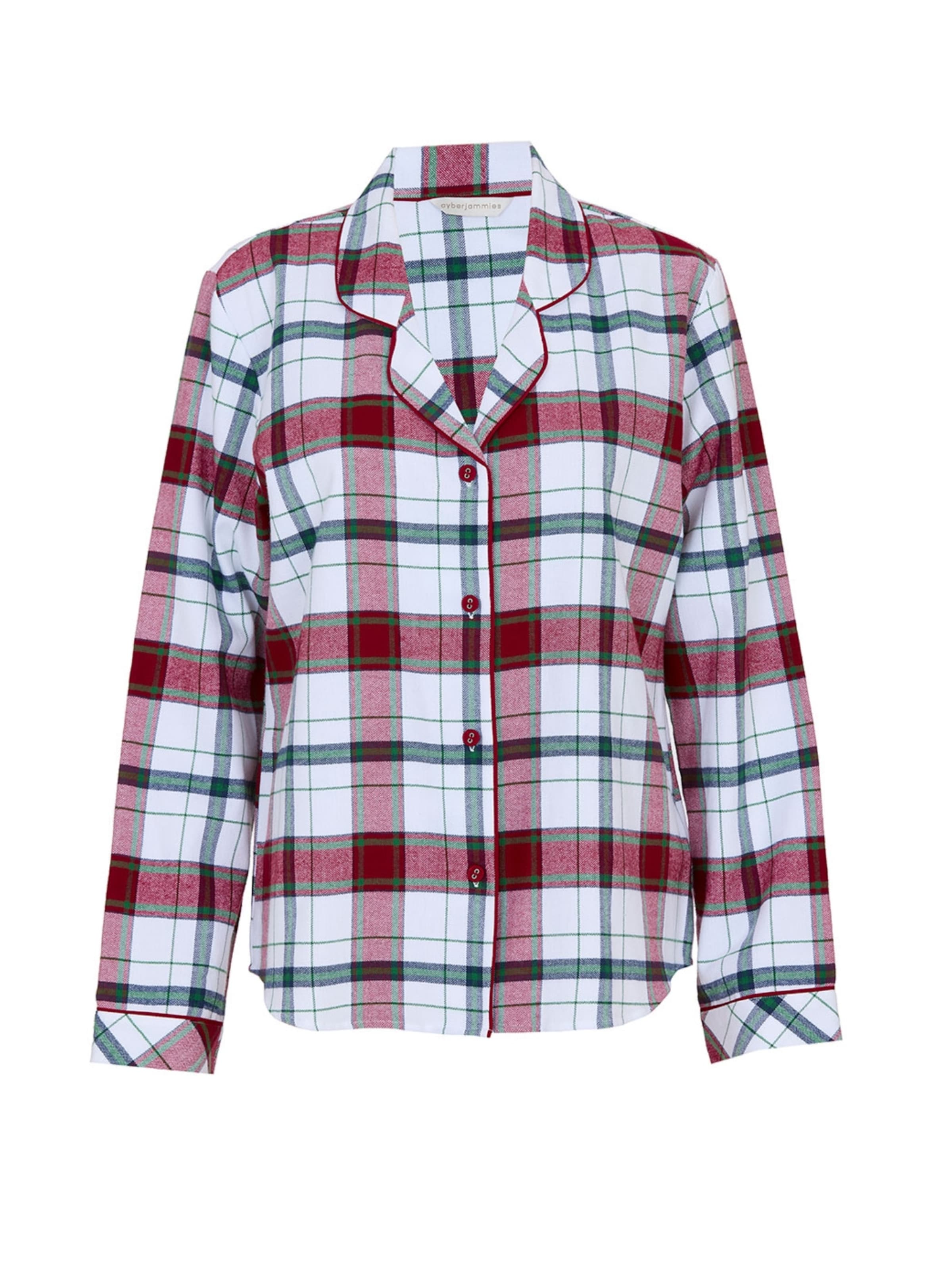 Chemise de nuit Cyberjammies en blanc : devant