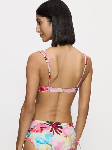 TRIUMPH Bustier Bügel-Bikini-Top ' Summer Fleur ' in Pink