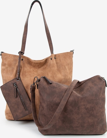 Emily & Noah Shopper in Brown