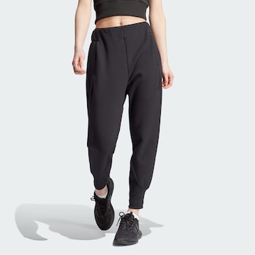 Effilé Pantalon de sport 'Z.N.E.' ADIDAS SPORTSWEAR en noir