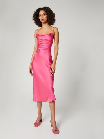 LENI KLUM x ABOUT YOU - Vestido de gala 'Allie' en rosa: frente