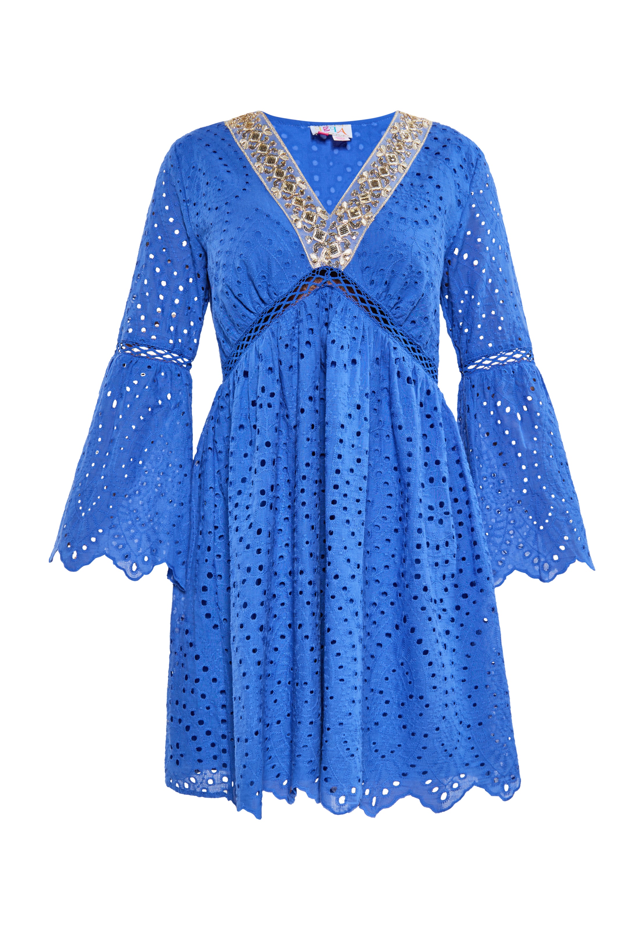 mėlyna IZIA Vasarinė suknelė: priekis