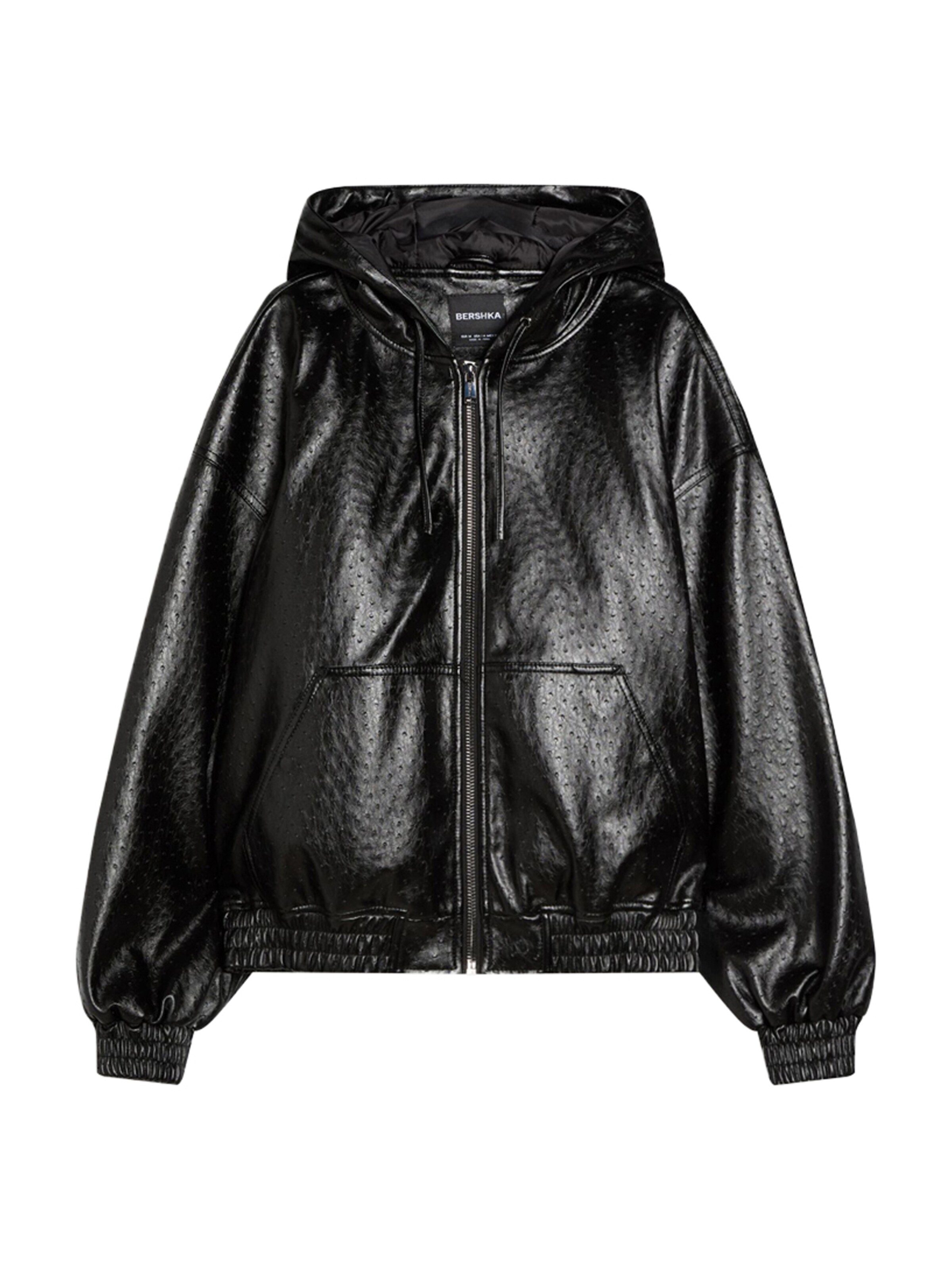 Bershka Tussenjas in Zwart: voorkant