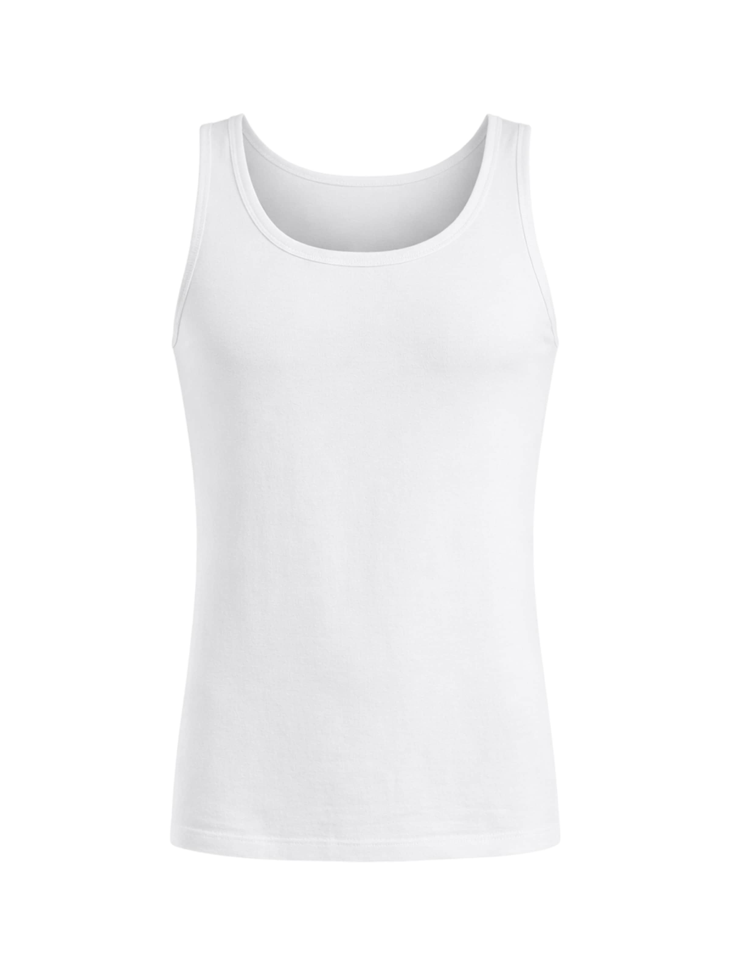 Maillot de corps Blackspade en blanc : devant