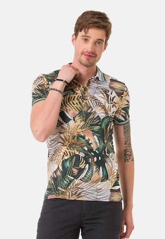 CIPO & BAXX Shirt in Groen: voorkant