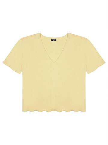 BASSIGUE Shirt in Geel: voorkant