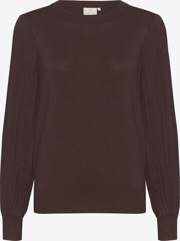 Kaffe Sweater 'Lone' in Brown: front