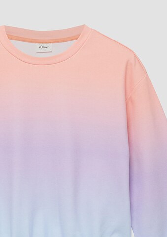 Sweat-shirt s.Oliver en bleu