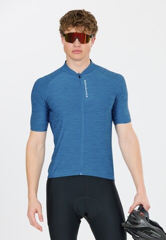 ENDURANCE Functioneel shirt 'Logan' in Blauw: voorkant
